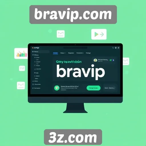 Navegação e usabilidade do site bravip.com