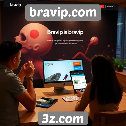 experiências de usuário em bravip.com são aprimoradas